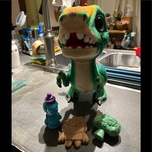 Fur real friends T-Rex and accessories. New with tags, never played with.